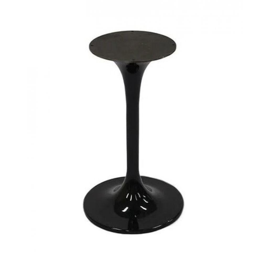 Base Mesa Lateral Saarinen Para Tampo Até 51Cm Preto - 1