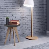 Mesa Lateral Retrô Siena Grafite Carvalho 60cm - 2