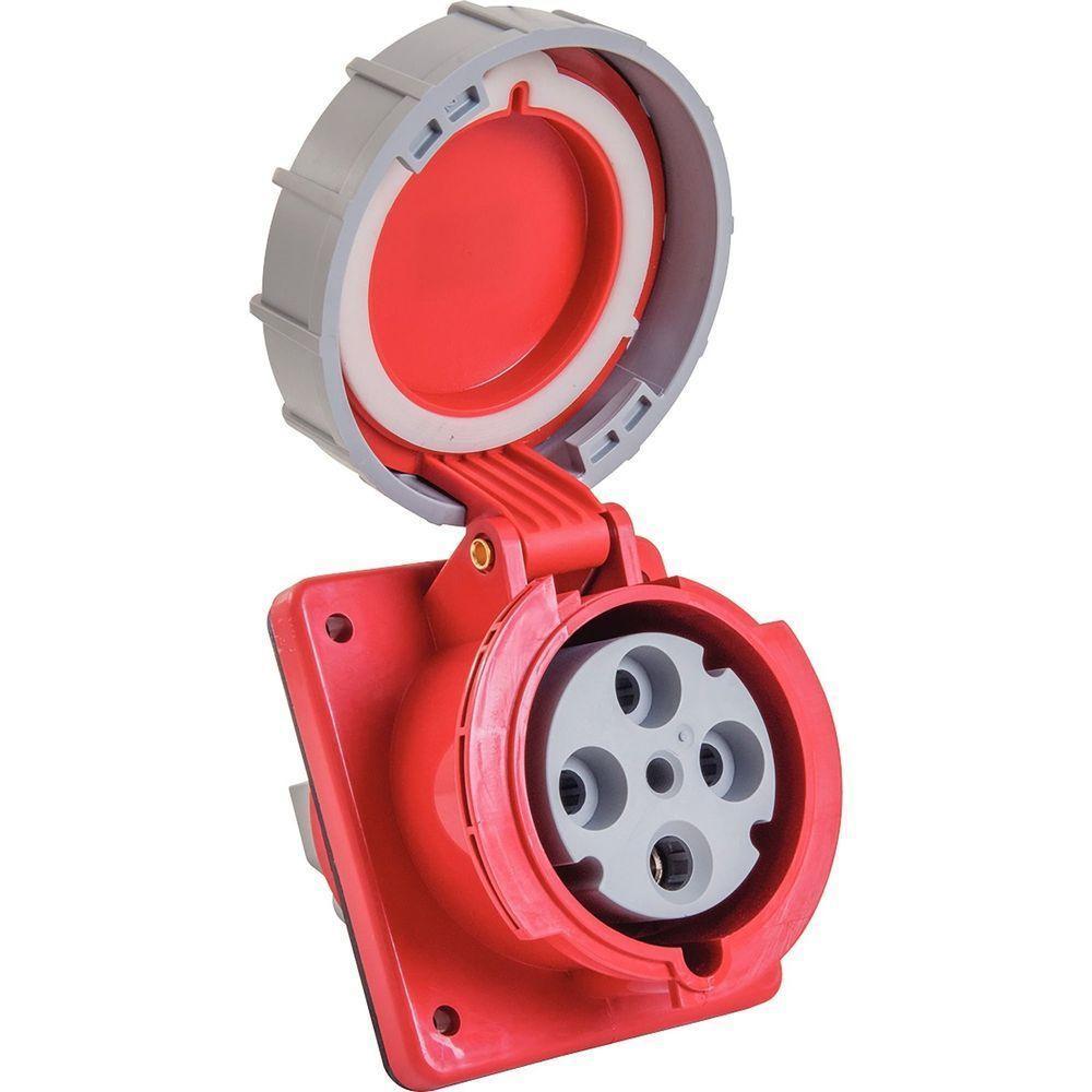 Tomada De Embutir Industrial 3p+t 63 A 380-415 Vca 6 H Tramontina Tramontina - 1