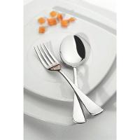 Faqueiro Mônaco Em Aço Inox Com Facas De Mesa Forjadas 6mm Acabamento Alto Brilho 101 Peç