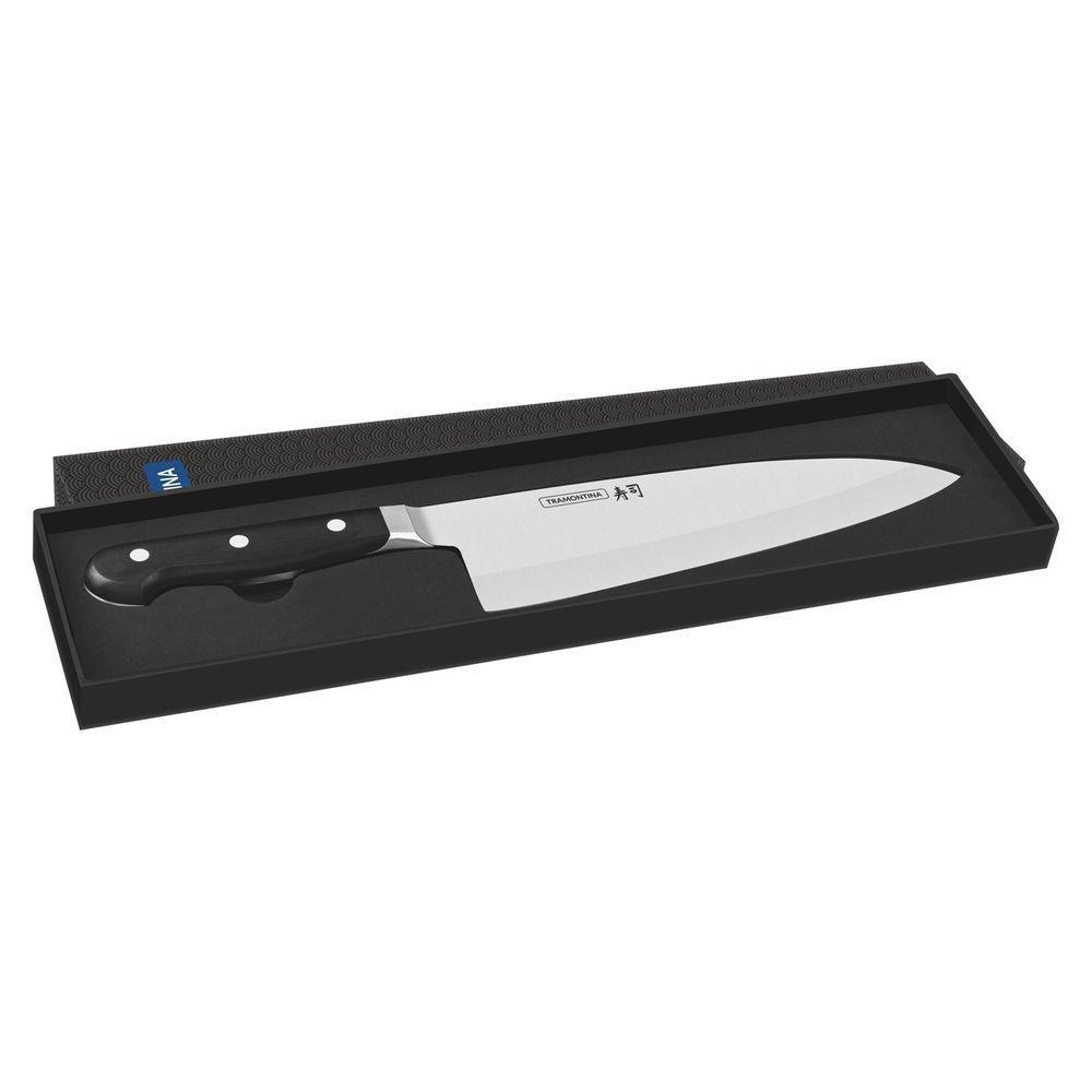 Faca Deba Sushi Com Lâmina Em Aço Inox E Cabo De Policarbonato Com Fibra De Vidro 8" - 9