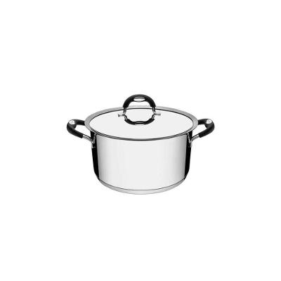 Caçarola Duo Silicone Funda Em Aço Inox Fundo Triplo Com Tampa E Alças Em Silicone 16 Cm