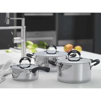 Caçarola Duo Silicone Funda Em Aço Inox Fundo Triplo Com Tampa E Alças Em Silicone 16 Cm - 10