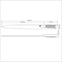 Faca Yanagiba Tramontina Sushi Diamond Com Lâmina E Cabo Em Aço Inox 13" Tramontina - 2