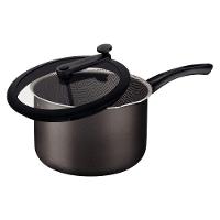 Pipoqueira Paris Antiaderente Starflon Max Chumbo Com Tampa De Vidro 22 Cm 4,8 L - 3