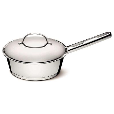 Frigideira Tramontina Allegra 20cm Em Aço Inox Com Fundo Triplo E Tampa Tramontina