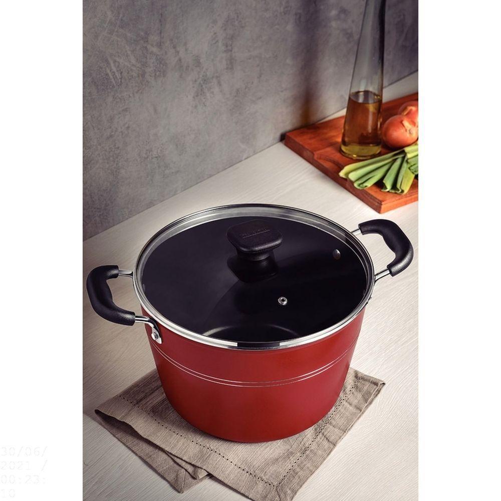 Caldeirão Sicília Em Alumínio Com Revestimento Interno E Externo Em Antiaderente Starflon - 3