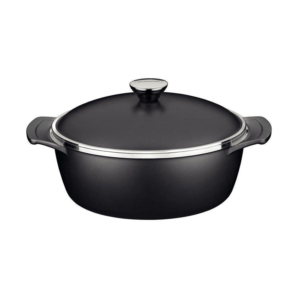 Caçarola Tramontina Lyon Alumínio Forjado Revestimento Antiaderente Starflon 26 Cm 4,6 L Tramontina - 1