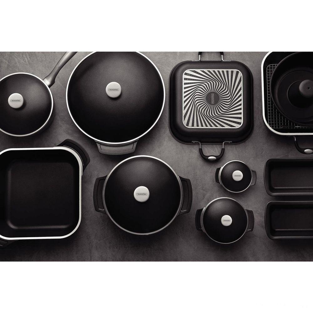 Caçarola Tramontina Lyon Alumínio Forjado Revestimento Antiaderente Starflon 26 Cm 4,6 L Tramontina - 3