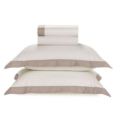 Jogo De Cama Queen Karsten 180 Fios Percal 100% Algodão Duo Branco-castor