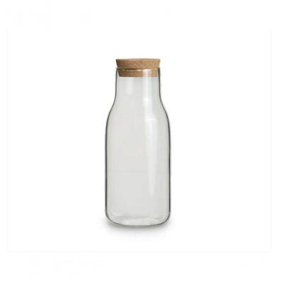 Pote Vidro Boro Com Tampa Cortiça 720ml