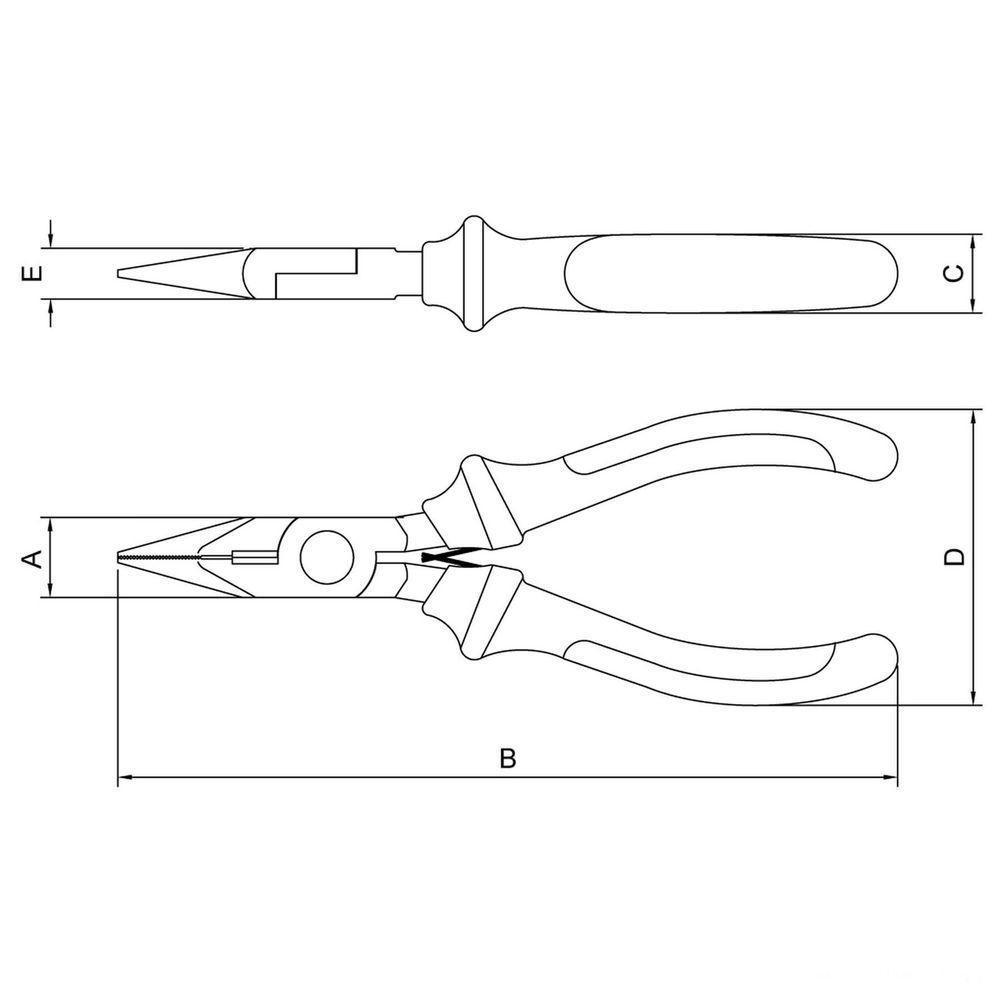 Alicate Para Eletrônica Meia Cana 5'' Tramontina Pro Tramontina - 2
