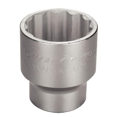 Soquete Estriado Em Aço Cromo Vanádio 50 Mm - Encaixe 3/4" Tramontina