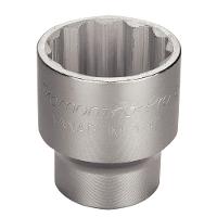 Soquete Estriado Em Aço Cromo Vanádio 50 Mm - Encaixe 3/4" Tramontina - 1