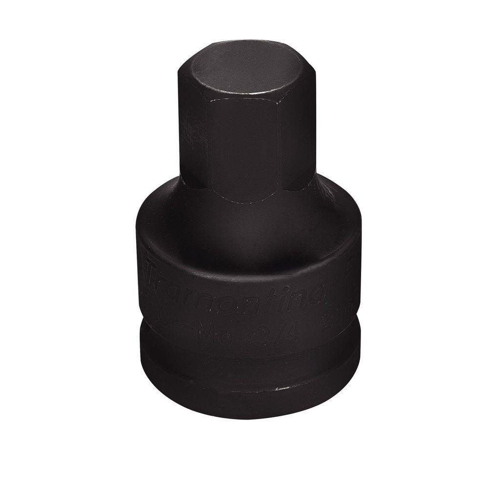 Soquete De Impacto Ponta Hexagopnal Em Aço Cromo Molibdênio 19 Mm - Encaixe 3/4'' Pro - 1