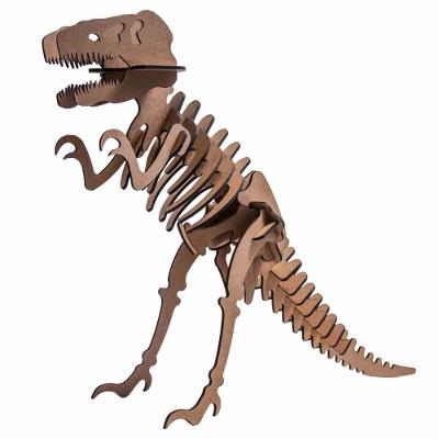 Quebra-cabeça 3d - Tiranossauro Rex - Coleção Dinossauros - 29 Peças - Pasiani