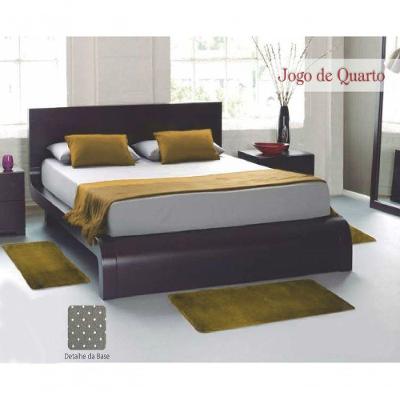 Jogo De Quarto Tapete Shaggy Macio 3pçs Antider. Areia