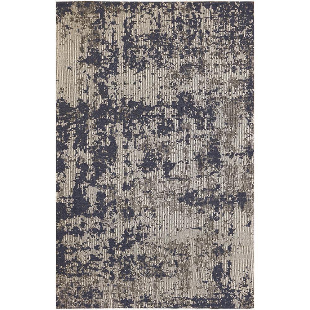 Tapete P/ Sala Serido B2694 L.grey/navy 1,43x2,20 São Carlos - 1