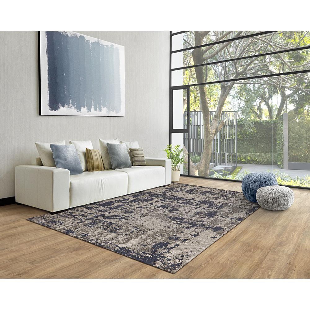 Tapete P/ Sala Serido B2694 L.grey/navy 1,43x2,20 São Carlos - 5