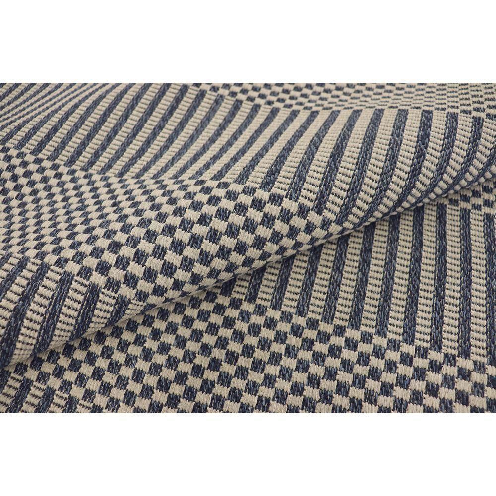 Tapete P/ Sala Serido 21409 L.grey/navy 1,43x2,20 São Carlos - 2