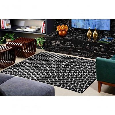 Tapete Quarto 1,40x2,00 Mandala Des 01 Preto Pratik 