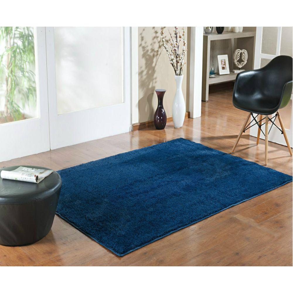 Tapete Esc. 1,50 X 2,00 Antider. Azul Jeans Classic  - 1