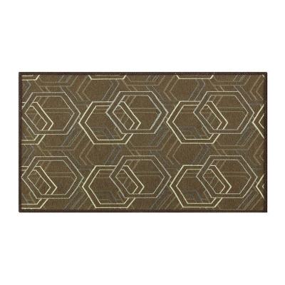 Tapete Quarto 1,50 X2,00 Antiderrapante Chocolate Hb-13