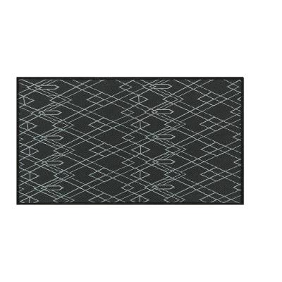 Tapete Esc 1,50x 2,00 Antiderrapante Preto Ht-12