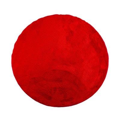Tapete Esc. Redondo 1,50 M Macio Antider. Vermelho
