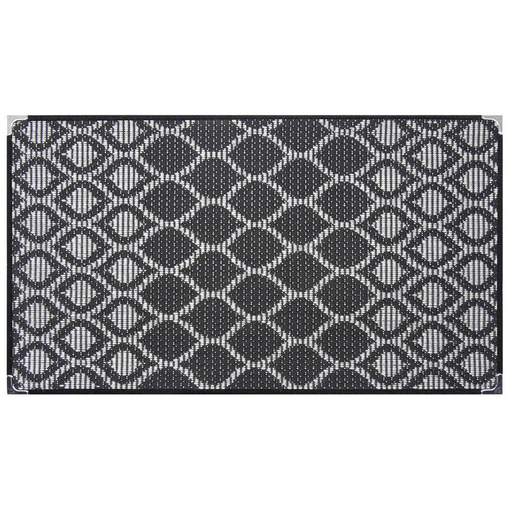 Tapete Sisal Sala 2,00 X 2,50 Antider. Preto/ Cinza S-566 - 3