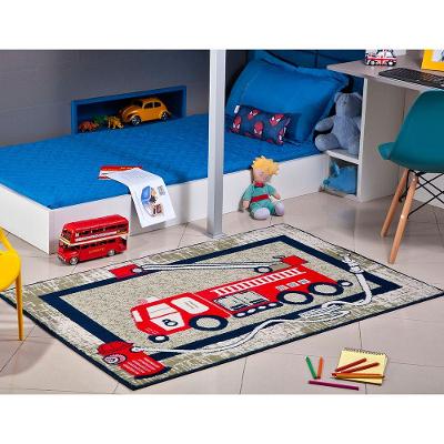 Tapete Infantil 1,00x1,50 Antiderrapante Quarto Marinho I-90