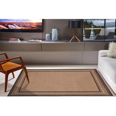 Tapete Sala Quarto Econature Moldura 1,50 X 2,00 Chumbo-56