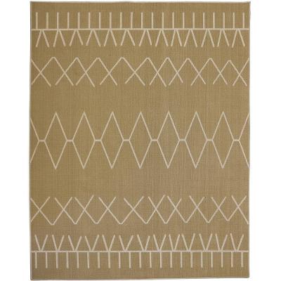 Tapete Para Sala Cotton Texture Bege 0,66x1,80 São Carlos