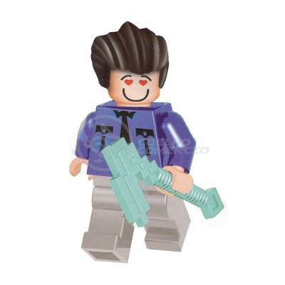 Brinquedo Boneco Bloco De Montar Roblox Jailbreak Vigilante