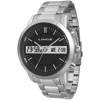 Relógio Lince Masculino Ref: Mam4489l P1sx Anadigi Prateado