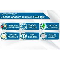 Colchão Viúva Espuma D20 Physical Resistente (128x188x14) - Ortobom