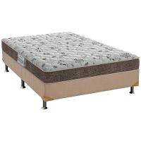 Cama Box Casal: Colchão Espuma D45 Probel ProDormir Advanced + Base CRC Suede Clean(138x188) - 1
