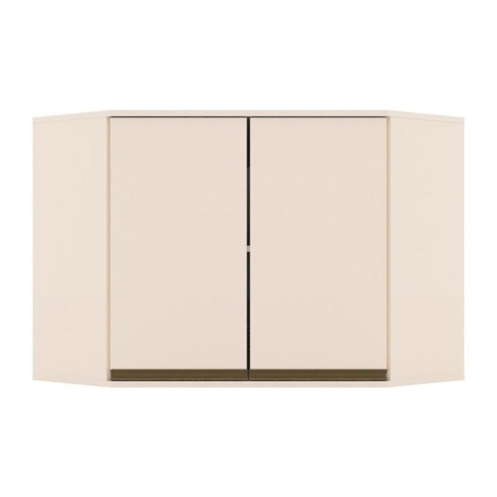 Armário de Cozinha Modulado Canto Oblíquo Connect c/ 2 Portas 80cm Off White - Henn - 1