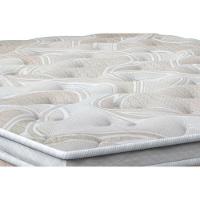 Cama Box Queen: Colchão Molas Ensacadas Orthoflex MasterPocket Pleasure + Base CRC Suede Clean(158x198)