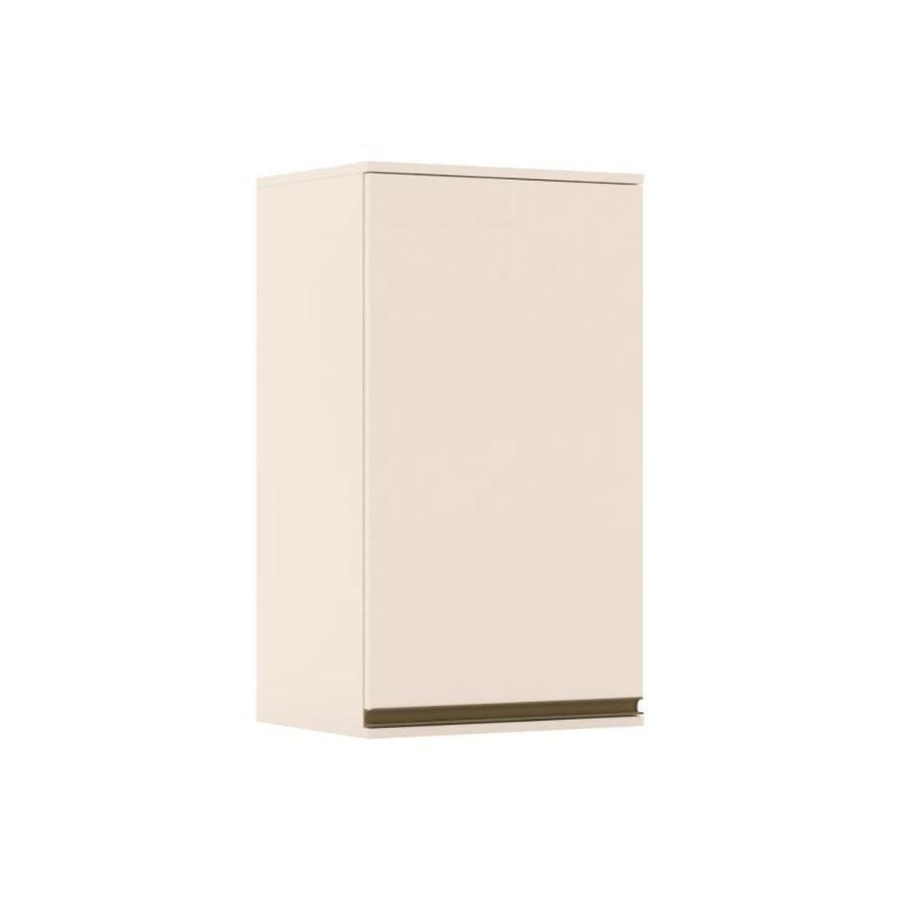 Armário Aéreo Cozinha Modulado Connect c/ 1 Porta 40cm Off White - Henn - 1