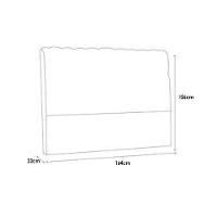 Cabeceira Cama Box Estofada Queen Queen Dama Plus Suede Marrom - Simbal - 3