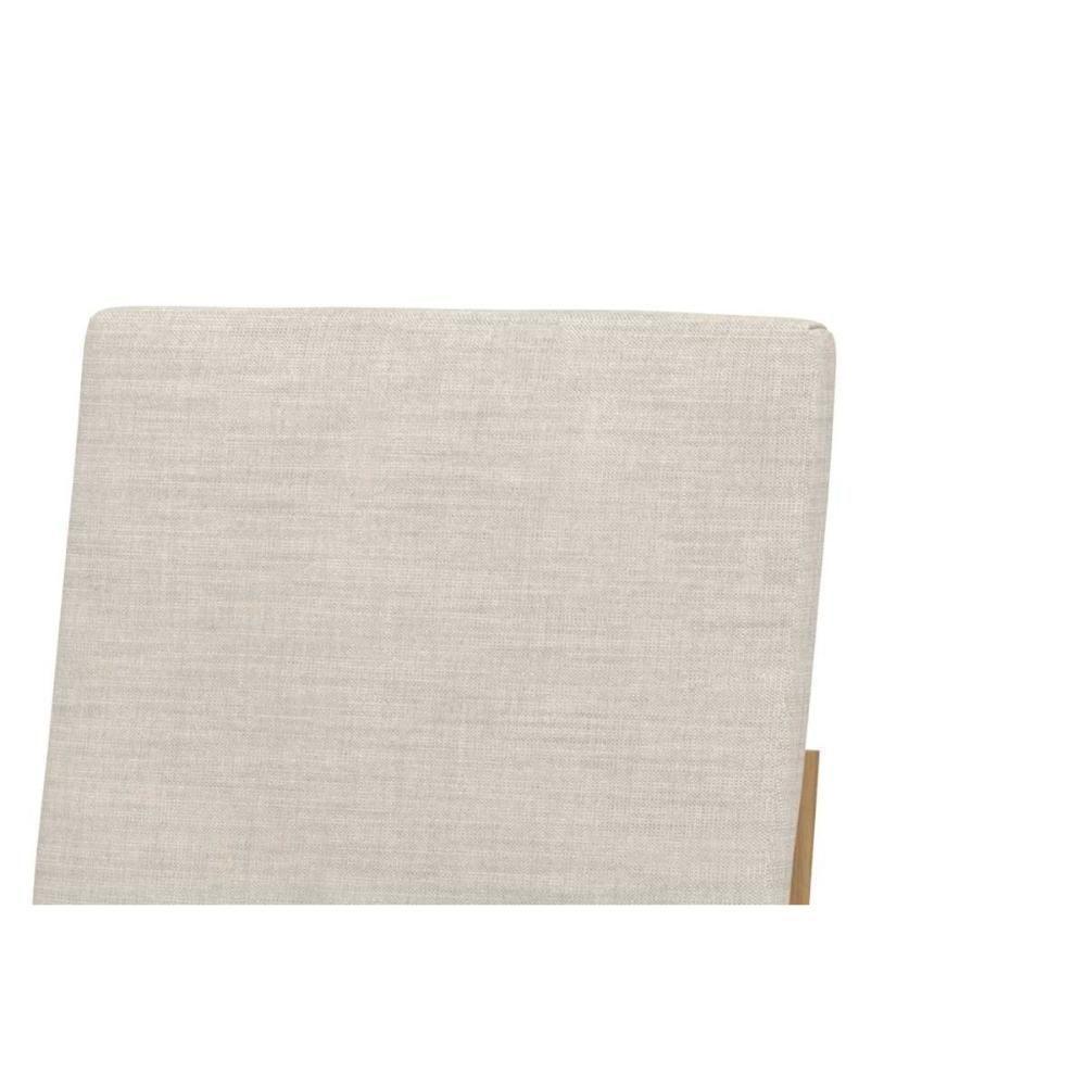 Cadeira Sala de Jantar Mila Kit 2 Un Nature/Veludo Light Marrom Amêndoa - Henn - 3