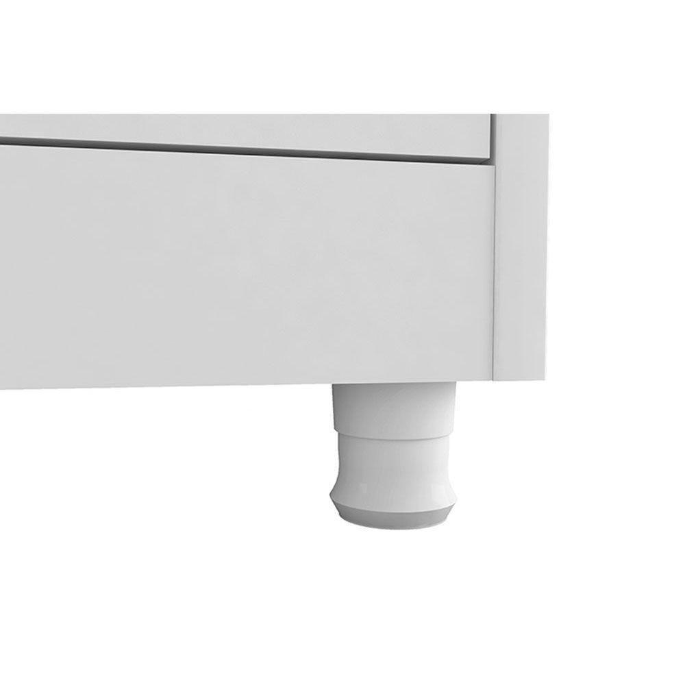Guarda Roupa Infantil Elô C/ 4 Portas E 4 Gavetas Branco - Peroba - 4