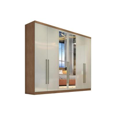 Guarda Roupa Casal 6 Portas E 6 Gavetas Dello/Trento Freijo Cumaru C/ Fendi - Novo Horizonte