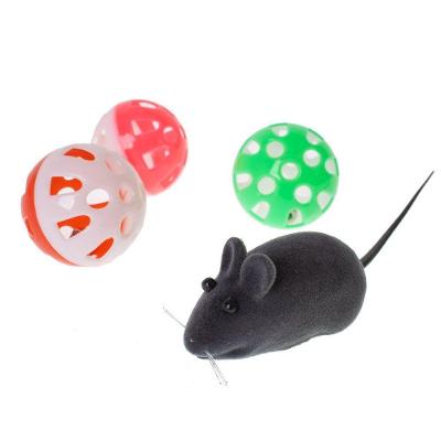 Kit Diversão Com 3 Bolinhas E 1 Ratinho