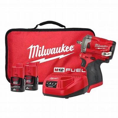 Chave De Impacto 1-2 Polegada A Bateria12v Fuel Milwaukee Kit