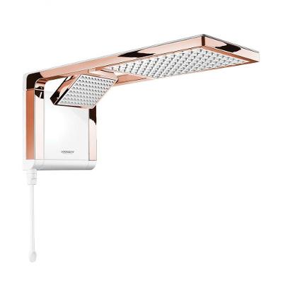 Chuveiro Lorenzetti Acqua Duo Ultra Eletrônico Branco/rose Gold 220v