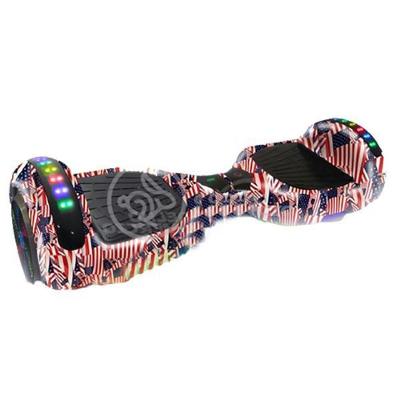 Hoverboard Infantil Skate Elétrico Adesivado America Led USA