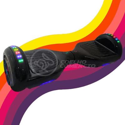 Hoverboard Infantil Skate Elétrico Bluetooth - Preto Nº53