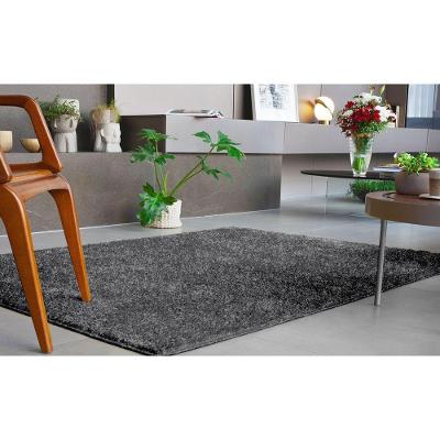Tapete Antiderrapante 1,00X 1,50 Preto/Cinza Skl-09